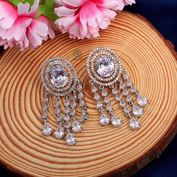 Aliki CZ Designer Earrings