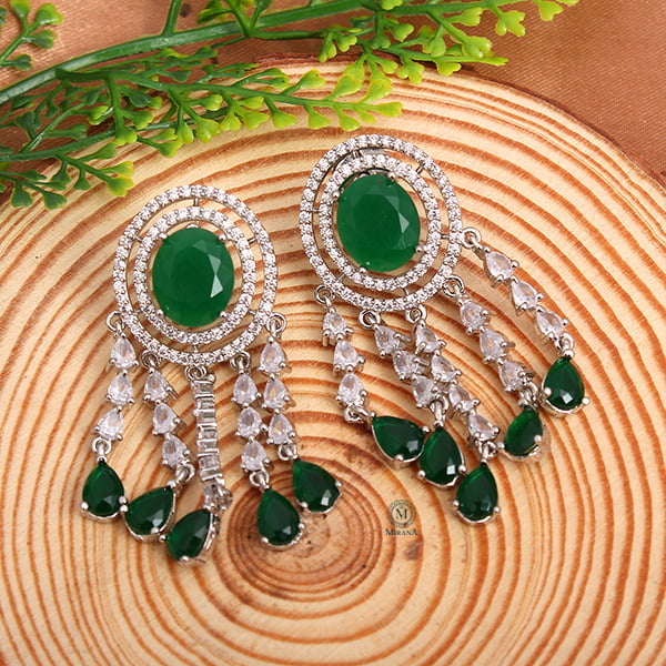 Aliki Emerald Designer Earrings