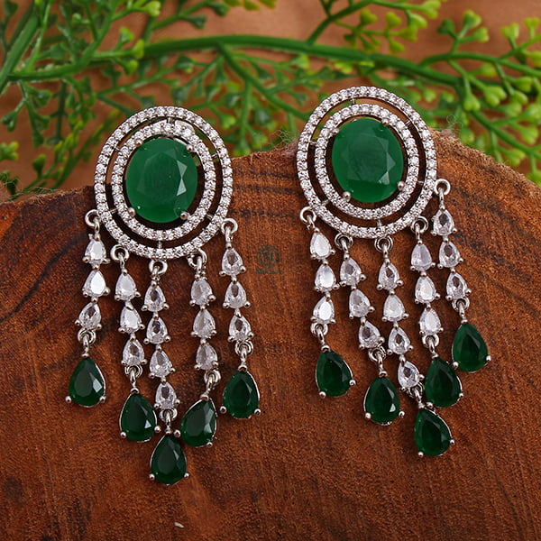 Aliki Emerald Designer Earrings