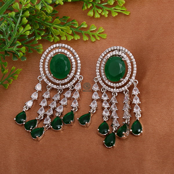 Aliki Emerald Designer Earrings