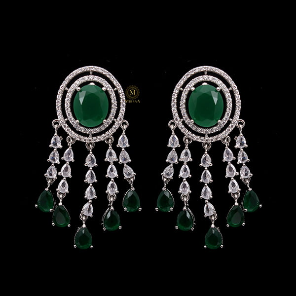 Aliki Emerald Designer Earrings