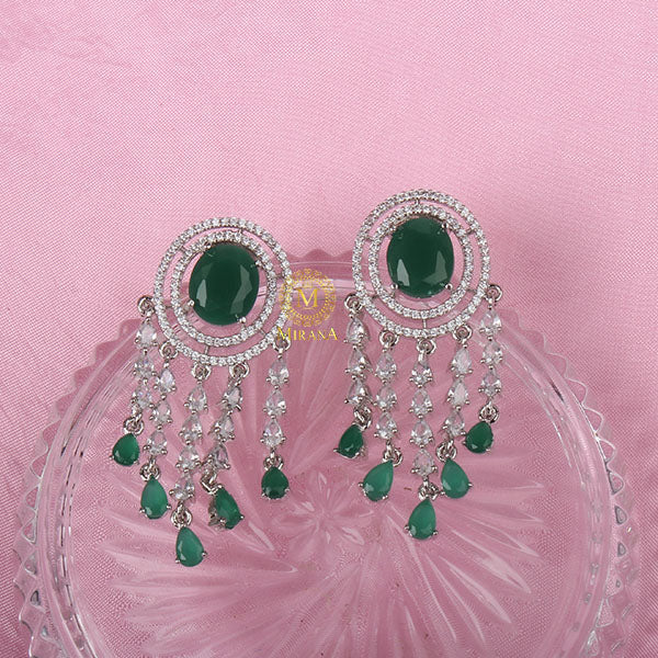 Aliki Emerald Designer Earrings