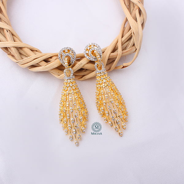 Marsha CZ Designer Earrings