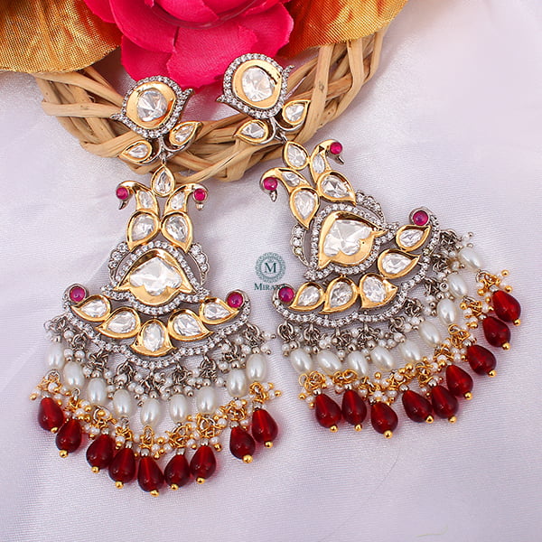 Diti Ruby Polki Earrings