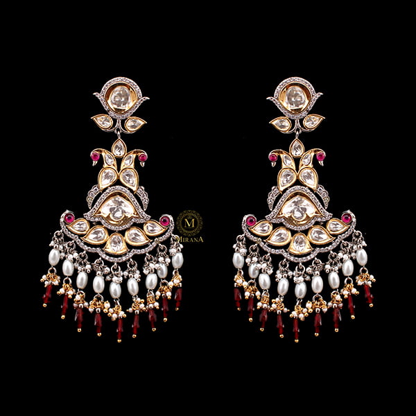 Diti Ruby Polki Earrings