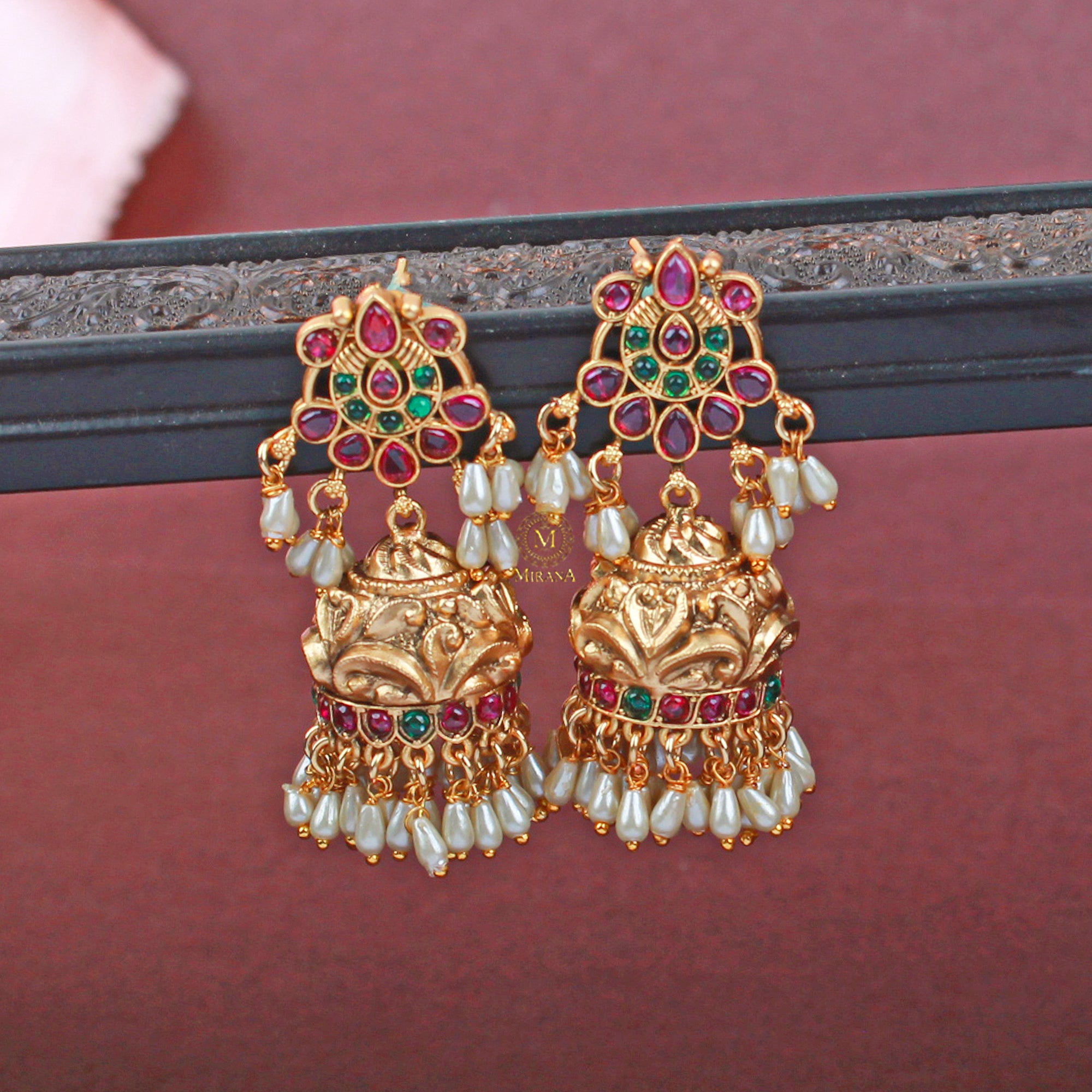 Mayukhi Antique Designer Jhumkas