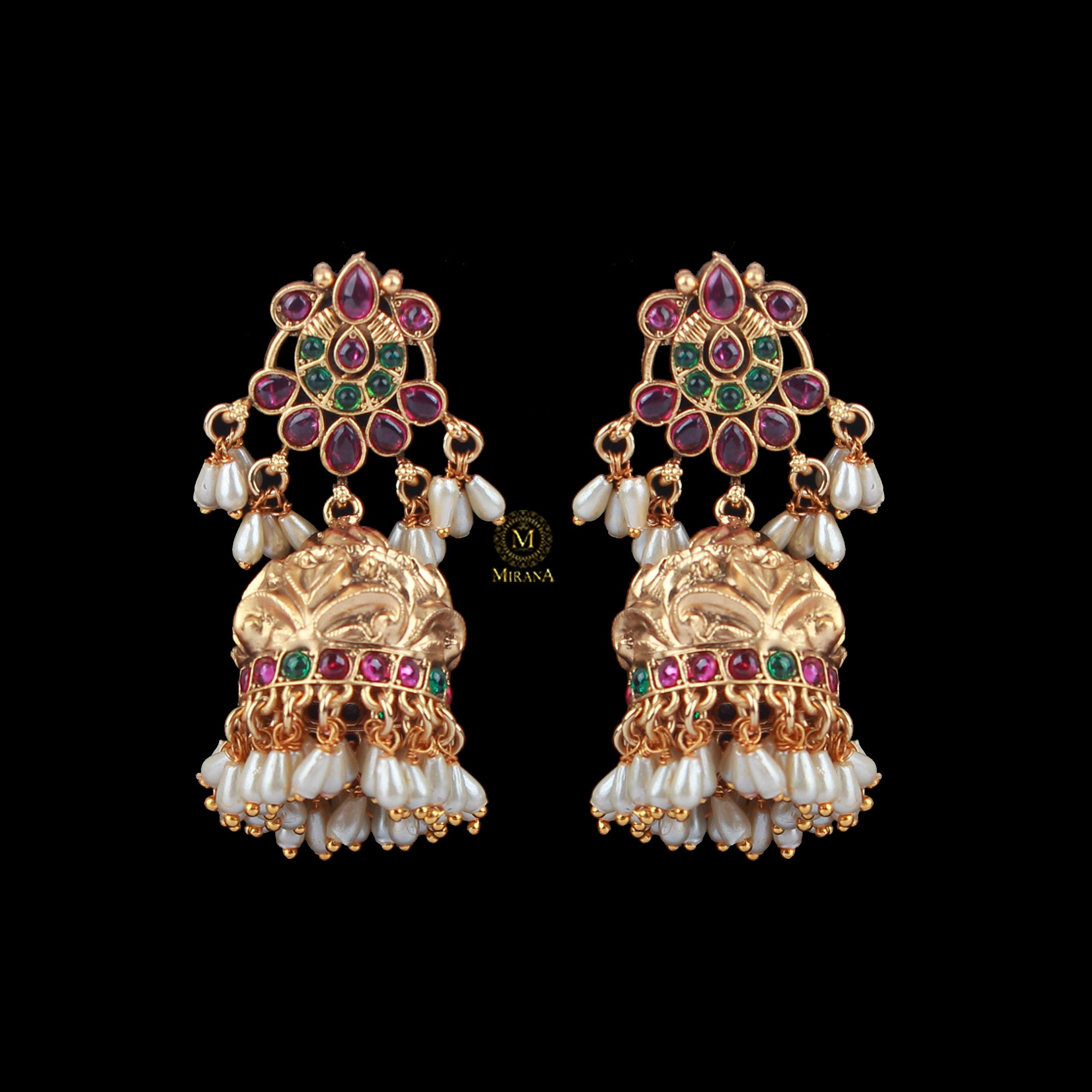 Mayukhi Antique Designer Jhumkas