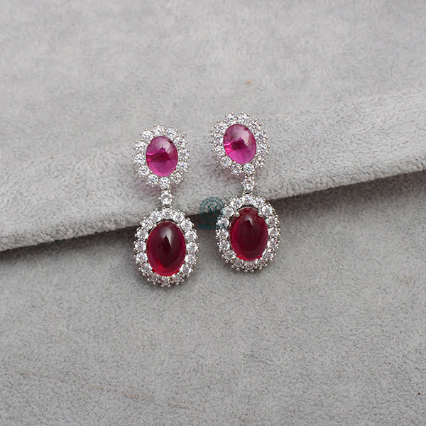 Oori Ruby Designer Earrings