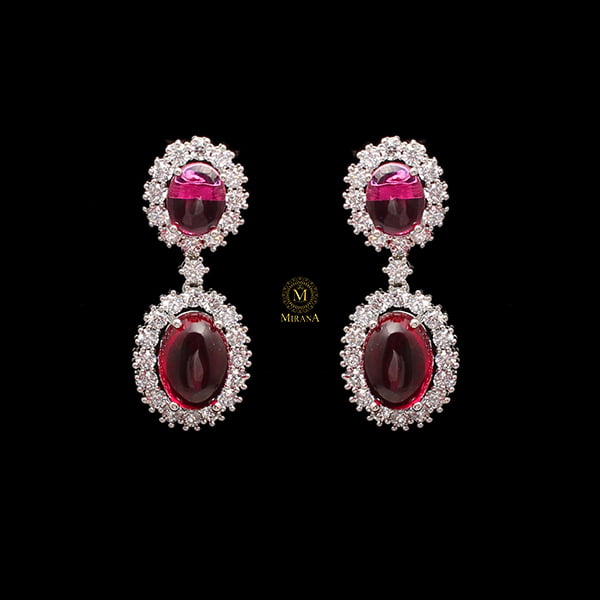 Oori Ruby Designer Earrings