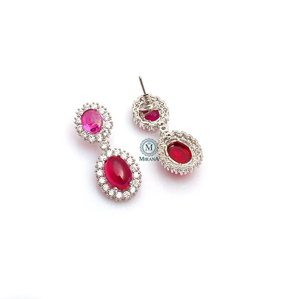 Oori Ruby Designer Earrings