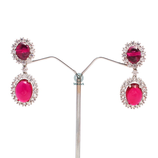 Oori Ruby Designer Earrings