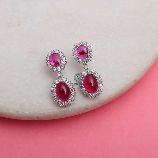 Oori Ruby Designer Earrings