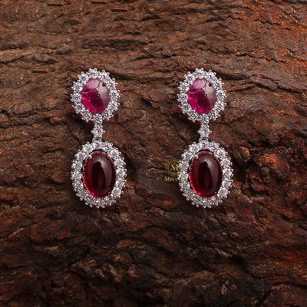 Oori Ruby Designer Earrings