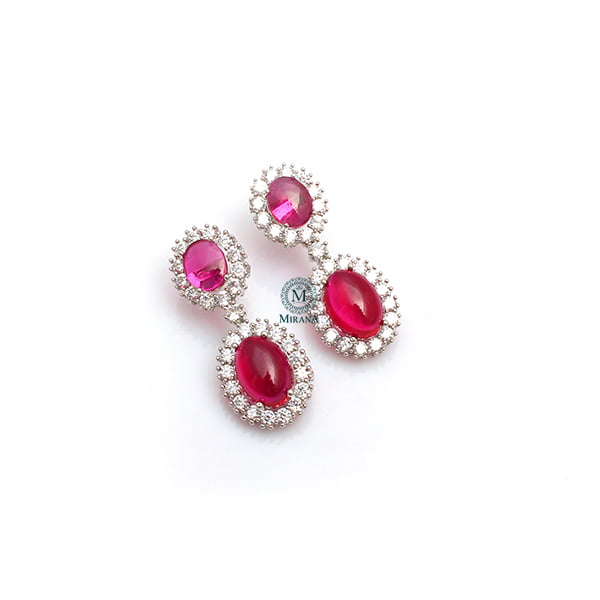 Oori Ruby Designer Earrings