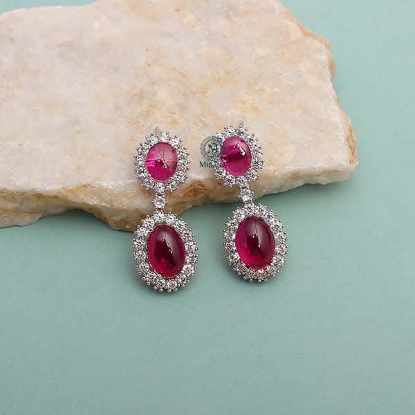 Oori Ruby Designer Earrings