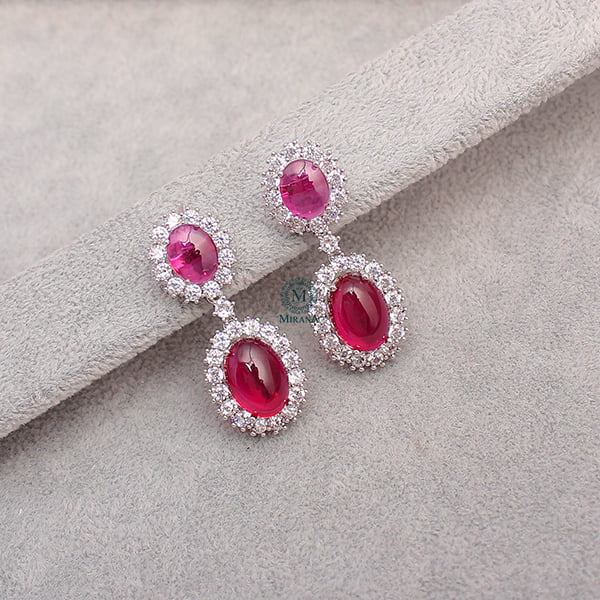 Oori Ruby Designer Earrings