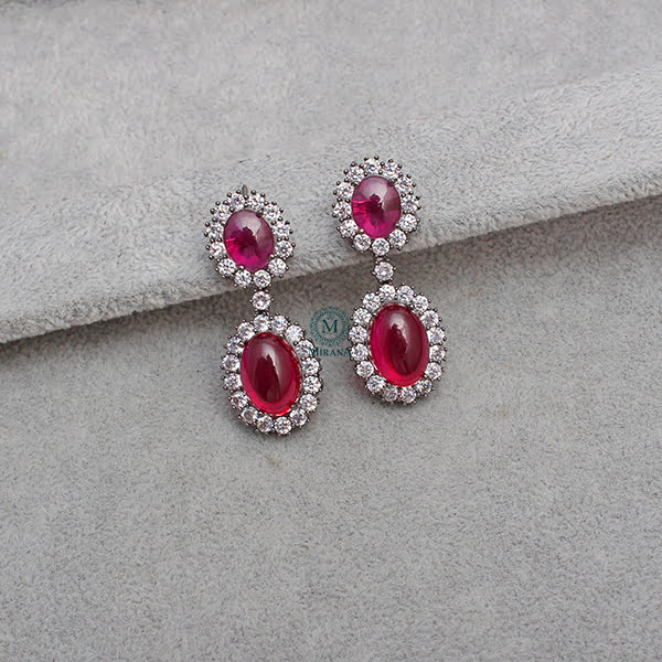 Oori Ruby Designer Earrings