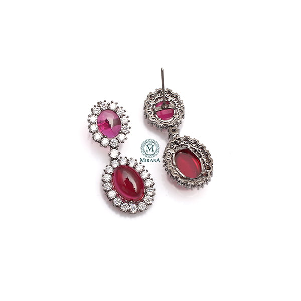 Oori Ruby Designer Earrings