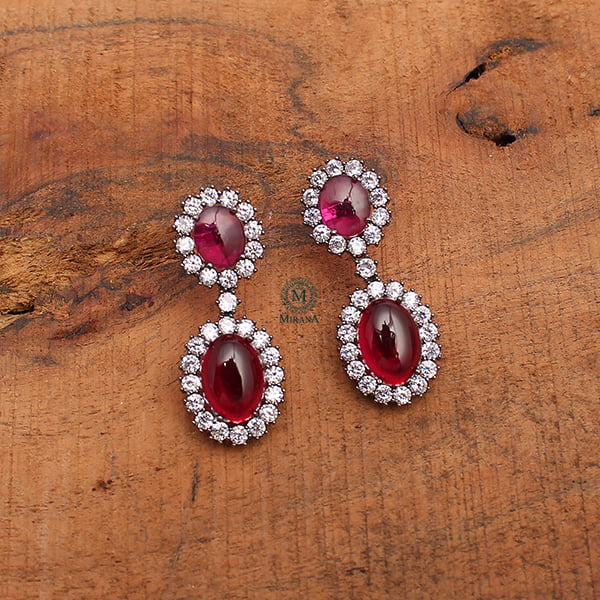 Oori Ruby Designer Earrings