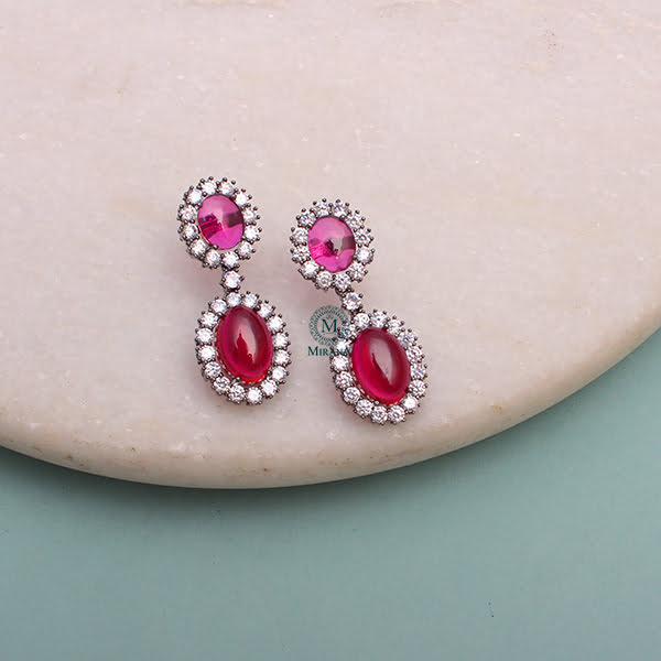 Oori Ruby Designer Earrings