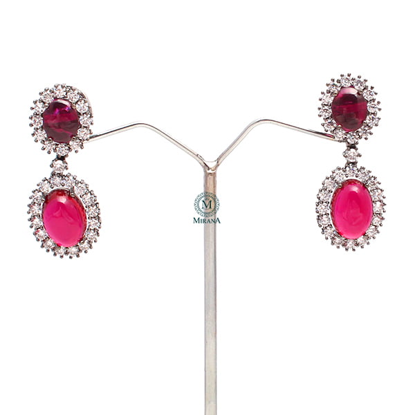 Oori Ruby Designer Earrings