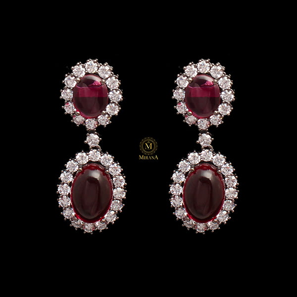 Oori Ruby Designer Earrings