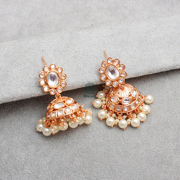 Jassie Polki Designer Jhumkas