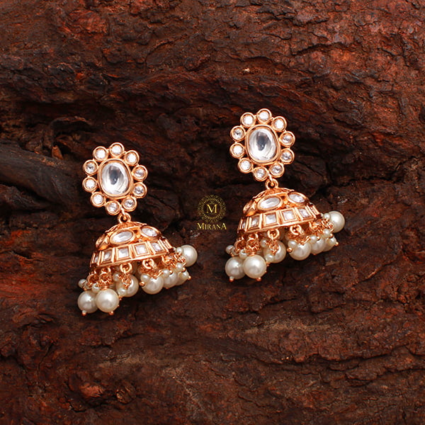 Jassie Polki Designer Jhumkas