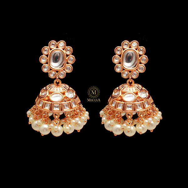 Jassie Polki Designer Jhumkas