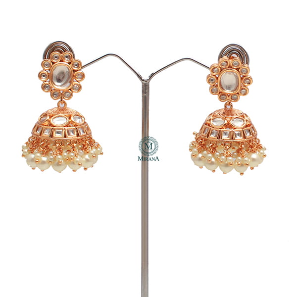 Jassie Polki Designer Jhumkas