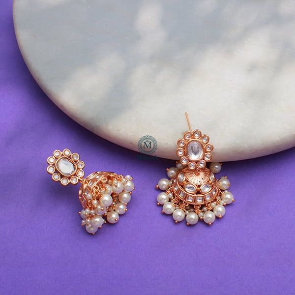 Jassie Polki Designer Jhumkas
