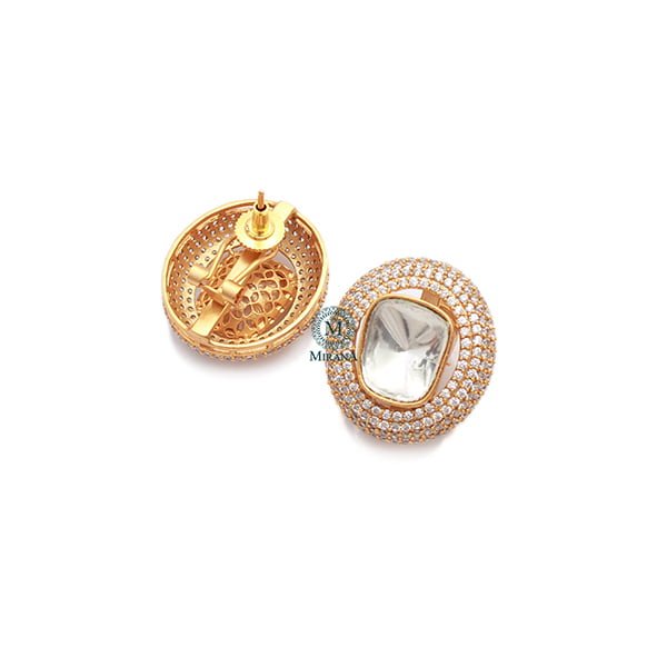 Gauri Moissanite Designer Studs