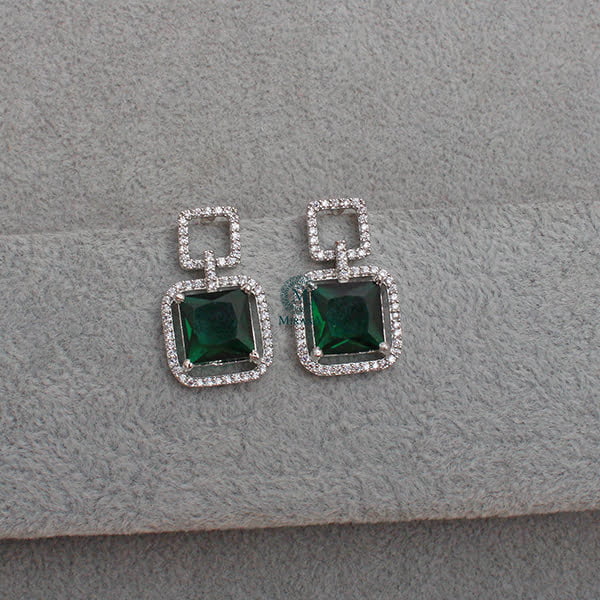 Siri Emerald Green Designer Earrings