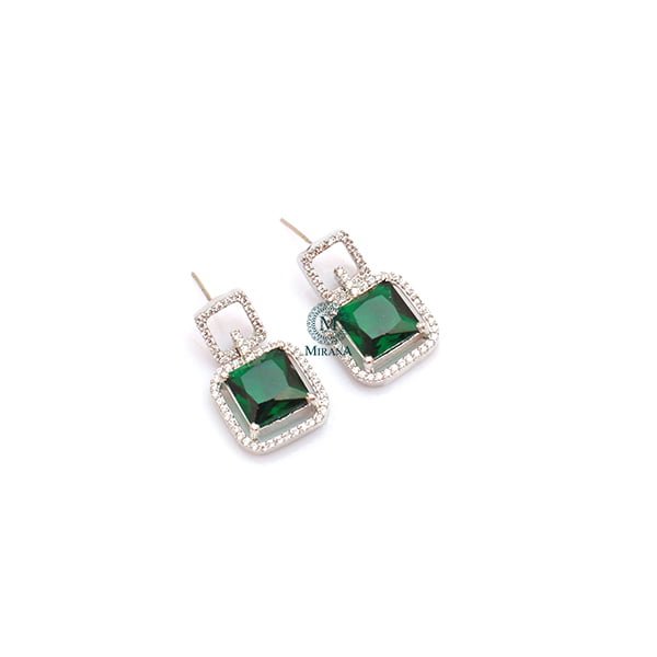 Siri Emerald Green Designer Earrings