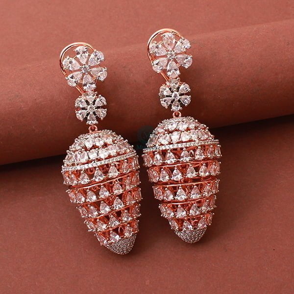 Myrna CZ Designer Jhumkas