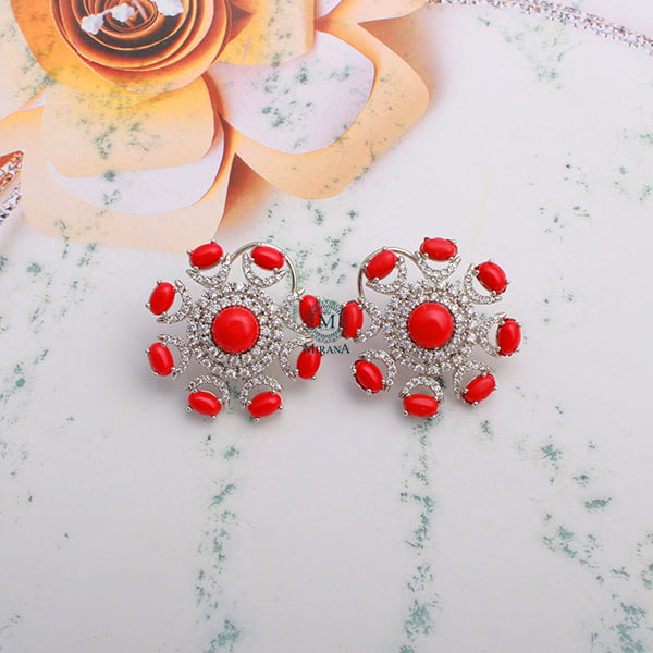 Raaya Coral CZ Designer Studs