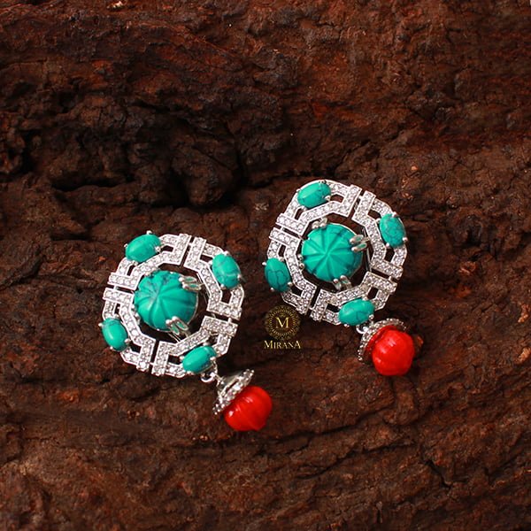 Vorisha Multi Colour Designer Earrings