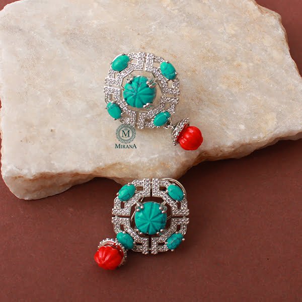 Vorisha Multi Colour Designer Earrings