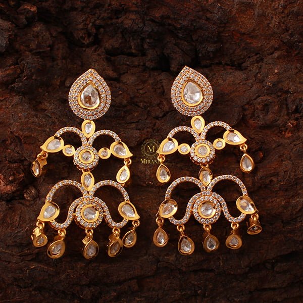 Aashvi Polki Designer Earrings