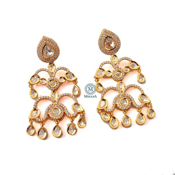 Aashvi Polki Designer Earrings