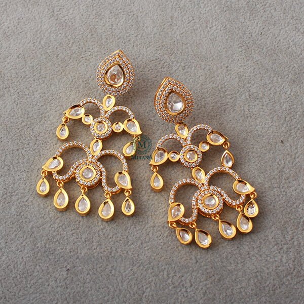 Aashvi Polki Designer Earrings