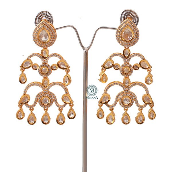 Aashvi Polki Designer Earrings