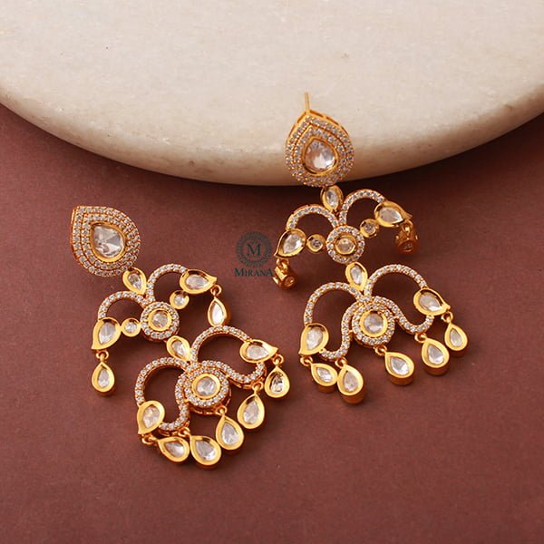 Aashvi Polki Designer Earrings