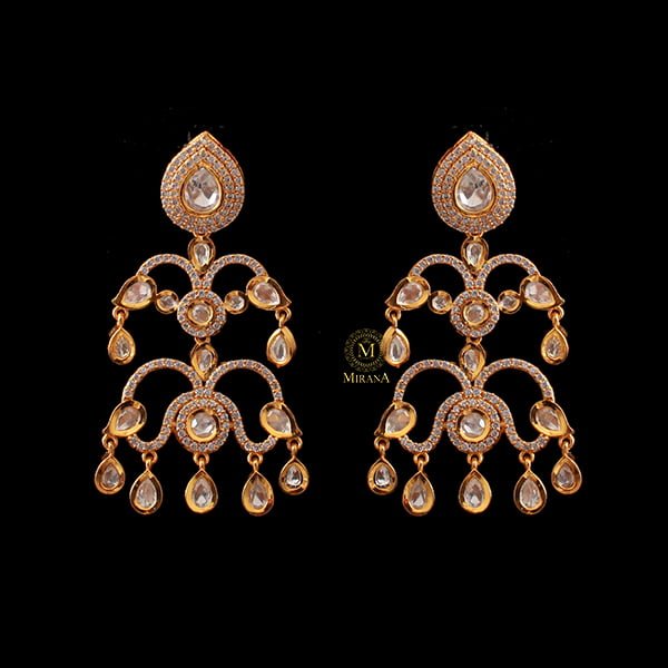 Aashvi Polki Designer Earrings