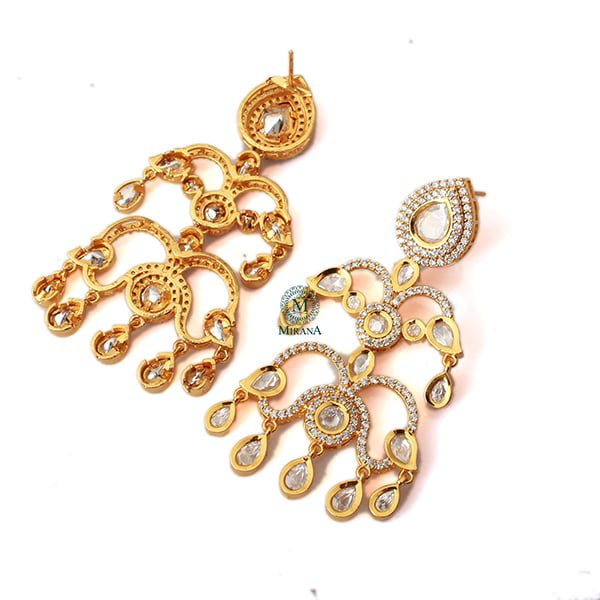 Aashvi Polki Designer Earrings