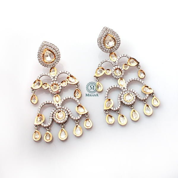 Aashvi Polki Designer Earrings