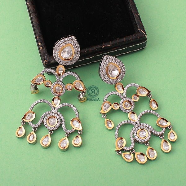 Aashvi Polki Designer Earrings