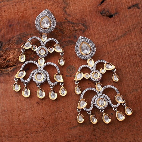 Aashvi Polki Designer Earrings