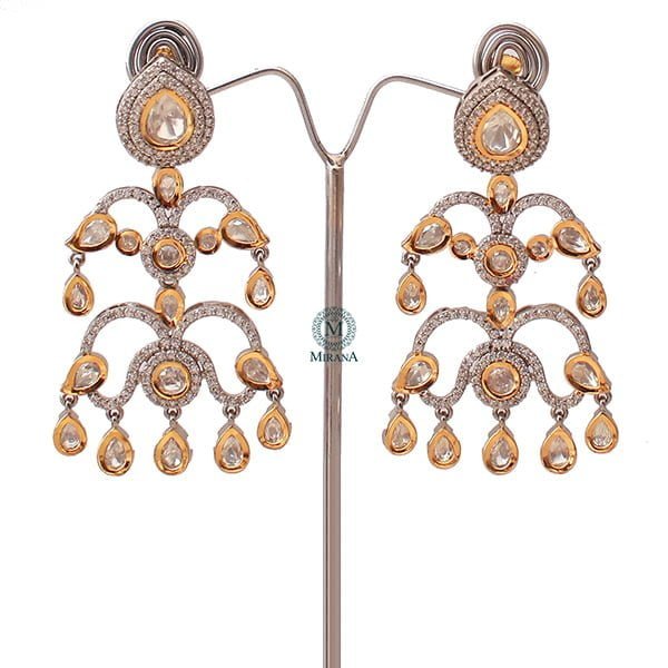 Aashvi Polki Designer Earrings