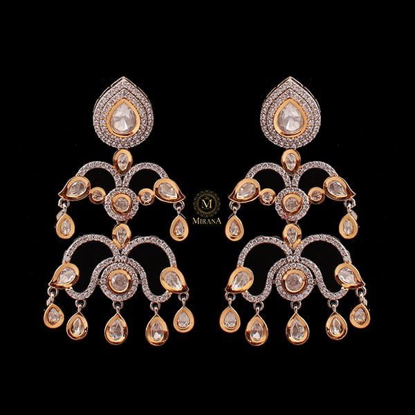 Aashvi Polki Designer Earrings